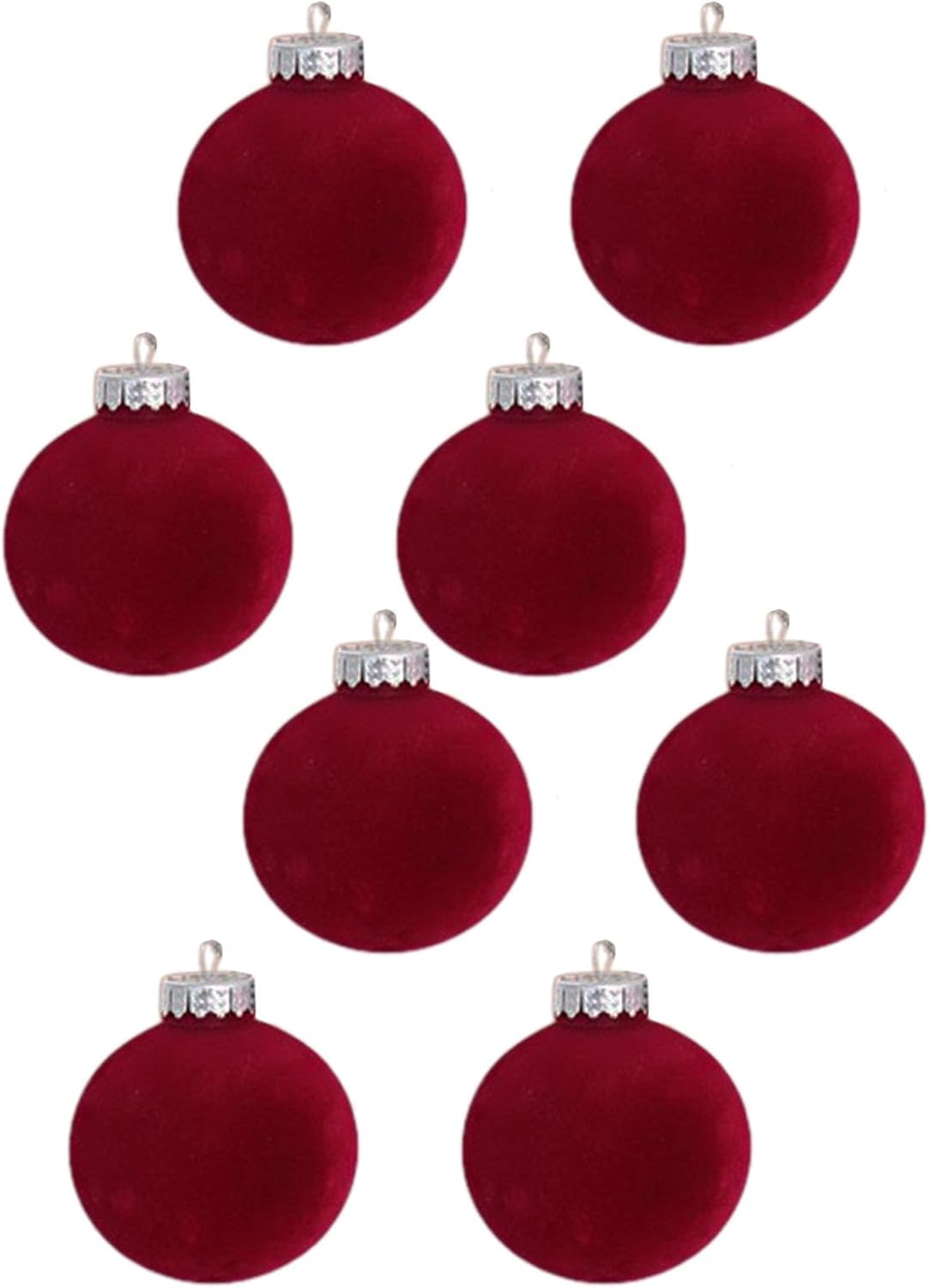 2023 New Velvet Christmas Balls Bulk Flocked Christmas Tree