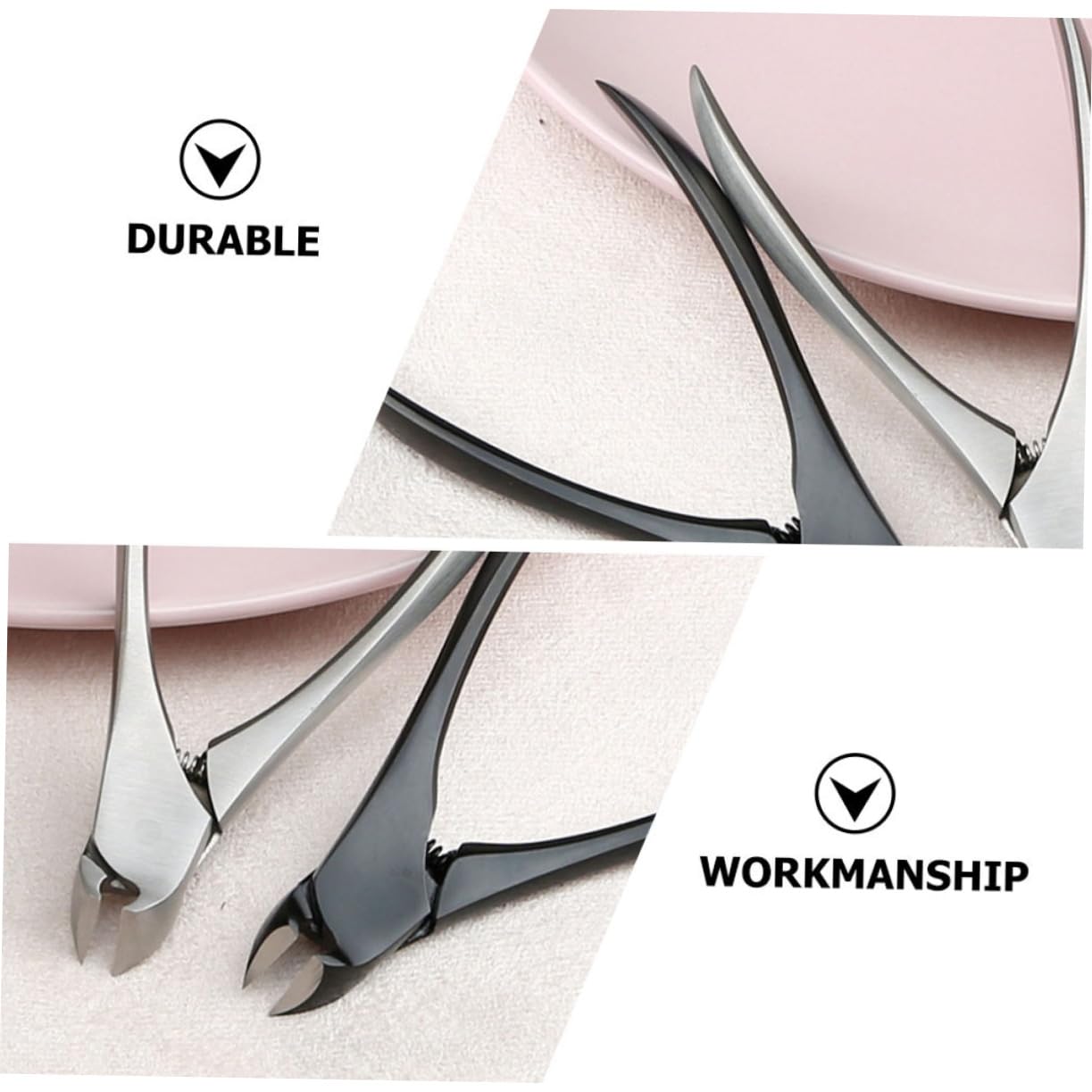 Healeved 3pezzi Tagliaunghie Professionale Inossidabile Strumento Per Pedicure Con Design Curvo Per Unghie Spesse e Incarnite Manicure Facile Da Usare Per Casa e Viaggio Per Amici e