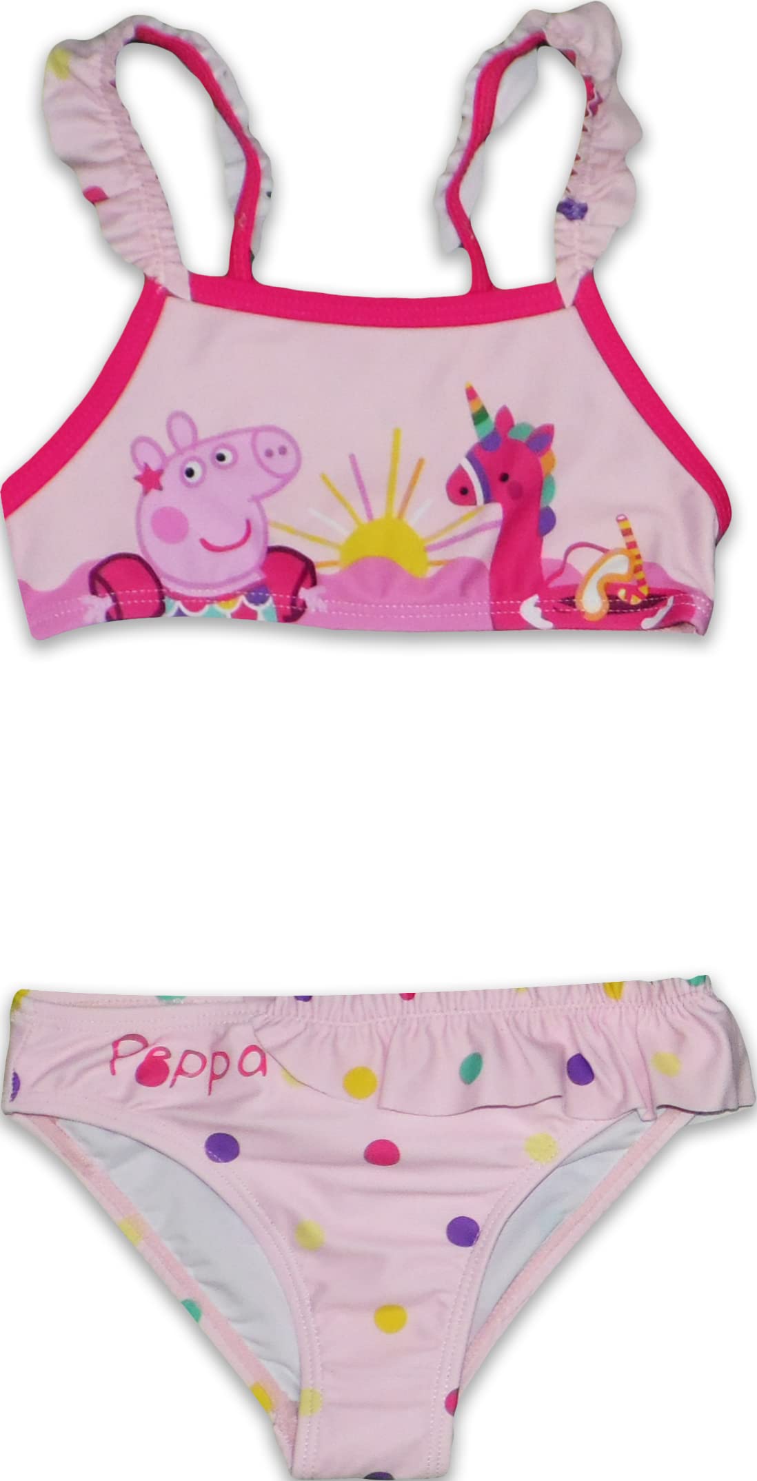 Peppa Pig Girls Pink Swimming Costume For (Uk, Age, 5 Years, Regular, )