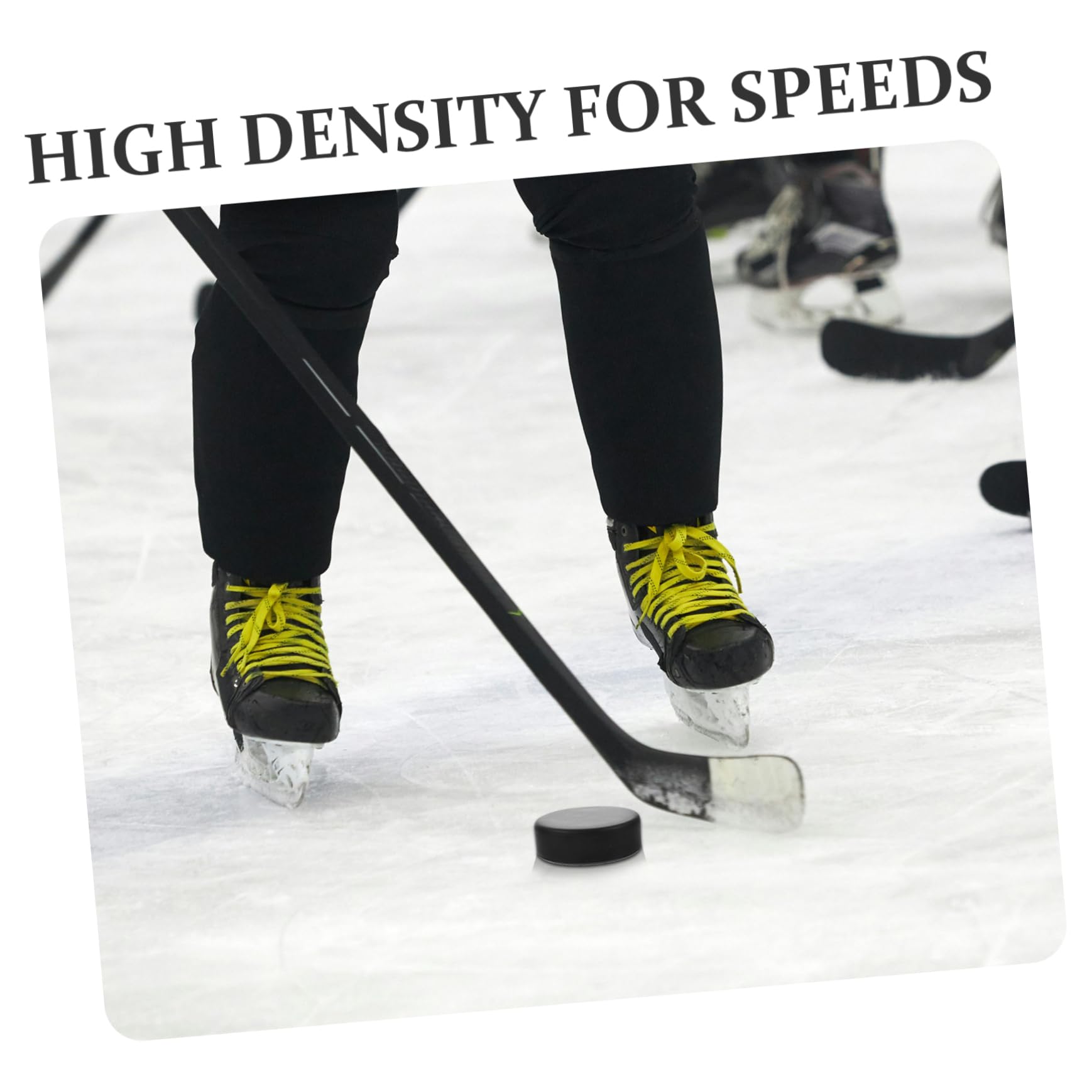 Toddmomy Palet Blades Hockey Le Hockey Rondelles De Hockey pour Débutants Rondelles De Hockey sur Air Rondelle De Hockey Réglementaire Officielle Rondelle De Sport PU Black 6pcs * 2