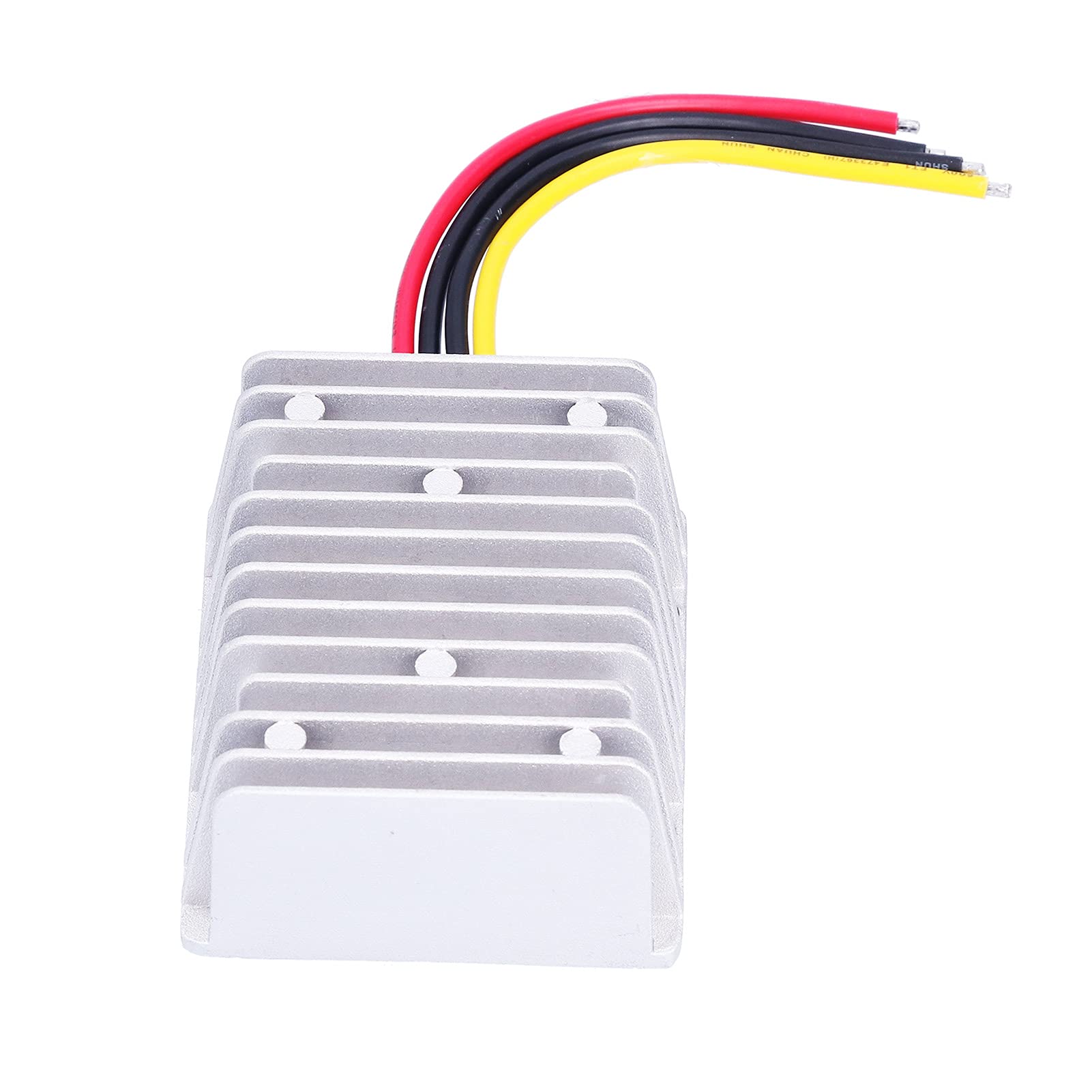 Alomejor Convertidor de 24 V A 12 V, Aluminio Fundido A Presión, Salida
