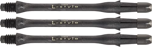 Miniatura 54 de Ejes de dardos de carbono – Bloqueado y silencioso (giratorio) – 9 tamaños – para dardos de punta suave y punta de acero – Ligero, duradero, grado