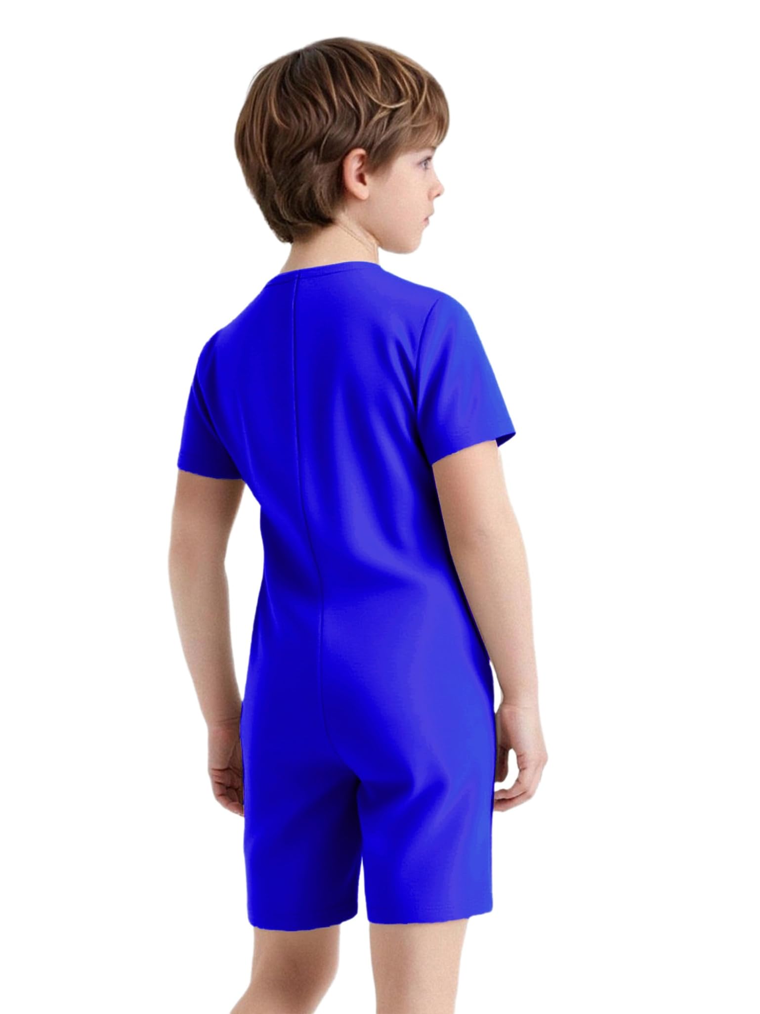 3Pcs Jungen Mädchen Pflegebody Overall Jumpsuit Baumwolle Body mit Reißverschluss Für Kinder mit Spezialen Bedürfnissen