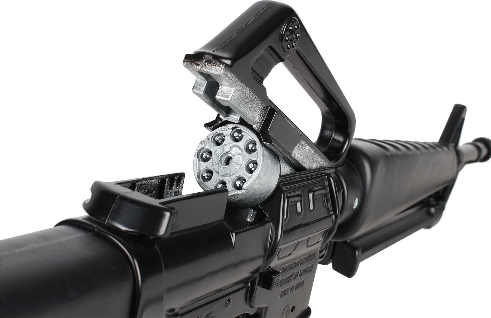 Kostüm-Zubehör Sturmgewehr M118 Metall 8-Schuss Maschinenpistole für Gangster Mafioso Bankräuber Soldat