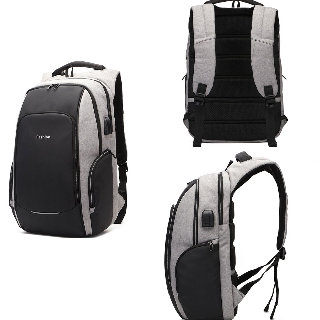 Mochila antirrobo del Negocio de los nuevos Hombres Mochila Multifuncional del Ordenador del Hombro Mochila del Ocio para Viajar