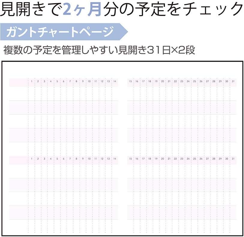 Nakabayashi DU-B613-21B le Vent Diary, 2021, Blue