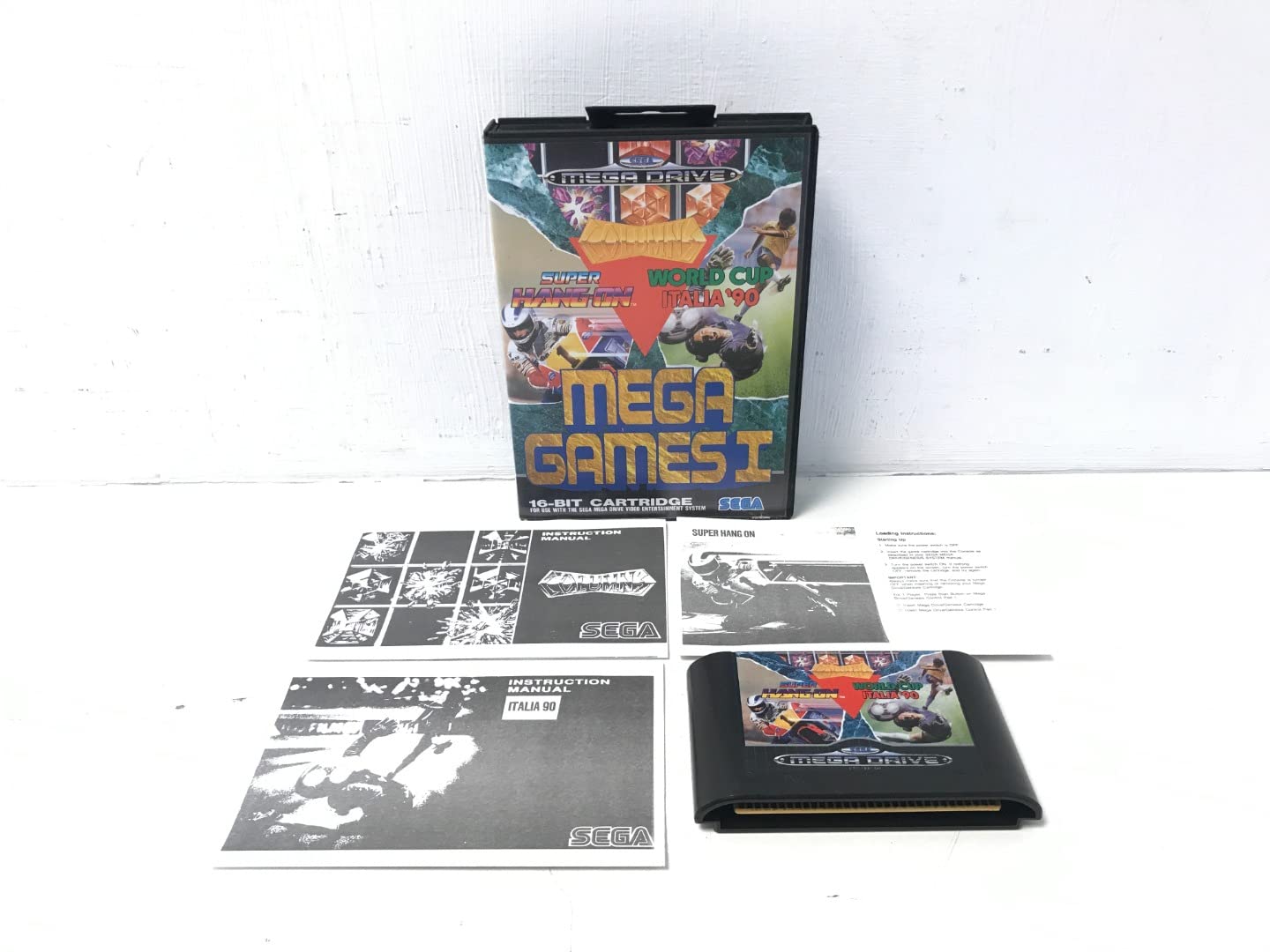 Mega Games 1 (Super Hang On / World Cup Italia) – Sega Mega Drive – PAL – Occasion Sans Boîtier