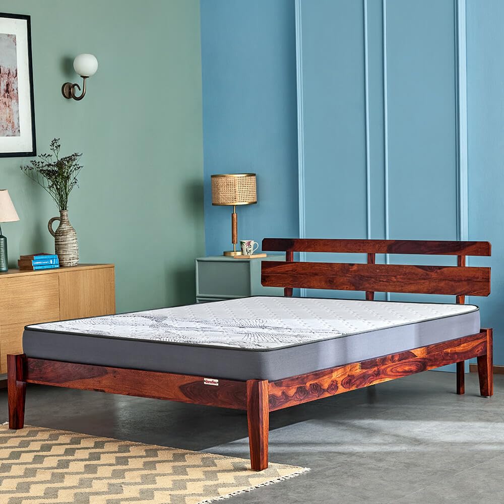 Duroflex Durobond Pro Dual Side Reversible Coir Mattress, Firm and Medium Firm Comfort, Single Size Mattress (72X36X5 Inches), Grey