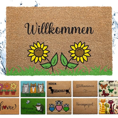 Bodenständig® Fußmatte Kokos [Wetterfest] - extrem robust - Fußabtreter...