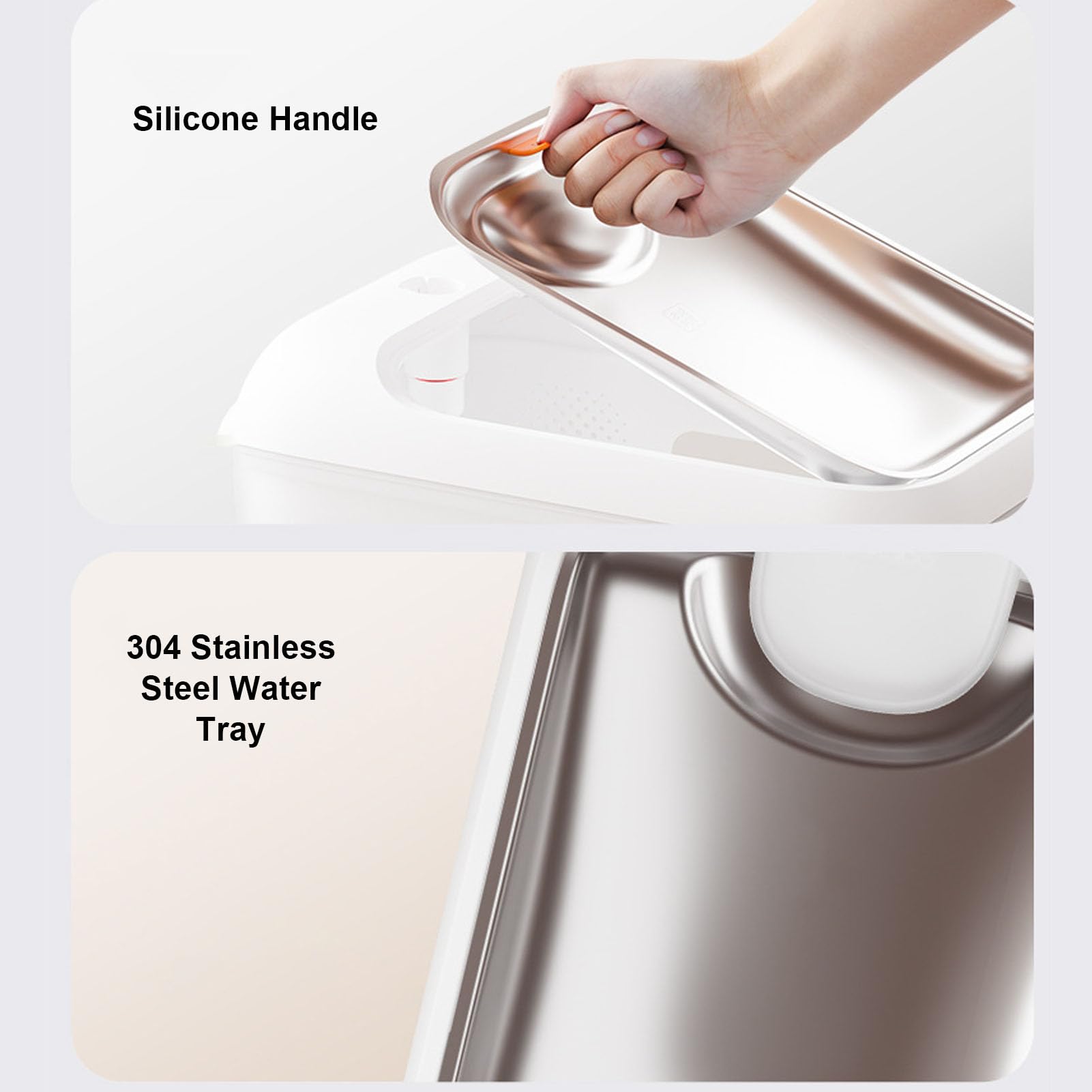 Fuente de Agua para Gatos de Acero Inoxidable de 4,5 L de Gran Capacidad, Dispensador de Agua Inteligente Inalámbrico para Mascotas con Bomba Silenciosa, Alimentador Circulante de Cuenco de