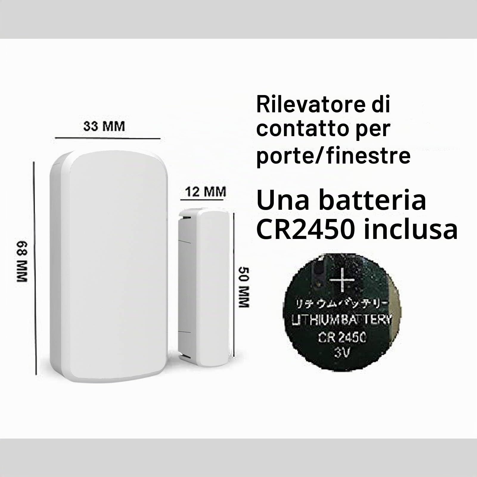 Allarme sirena solare wireless Wolf-Guard (110 dB), batteria integrata, allarme antimanomissione, allarme domestico wireless con 2 sensori di movimento, 3 sensori porta e 2 telecomandi
