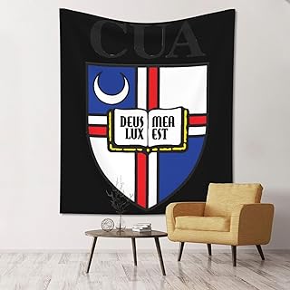 Kirosy The Catholic University Of America Tapestry Aesthetic Trendy Wall Art Hanging Decor Blanket Tapestrys 60"X51" Inch