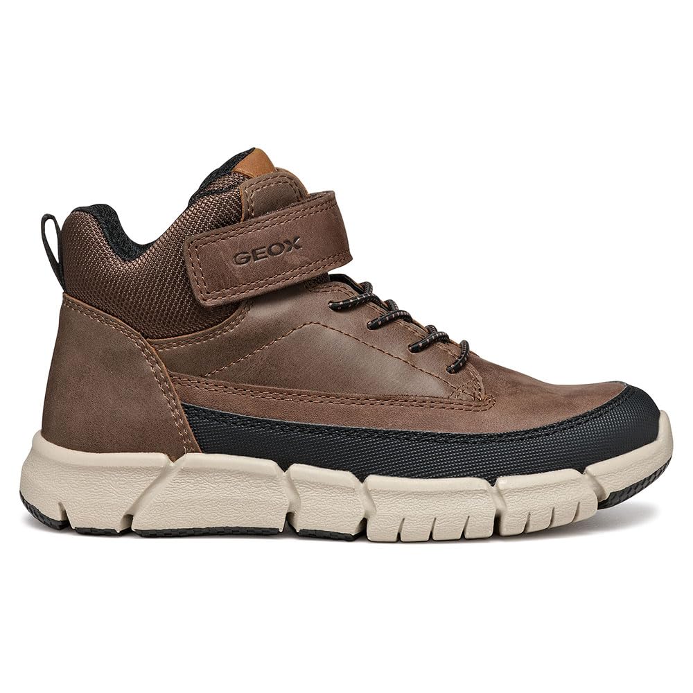 Geox - J FLEXYPER BOY A, Botín, DK BROWN,