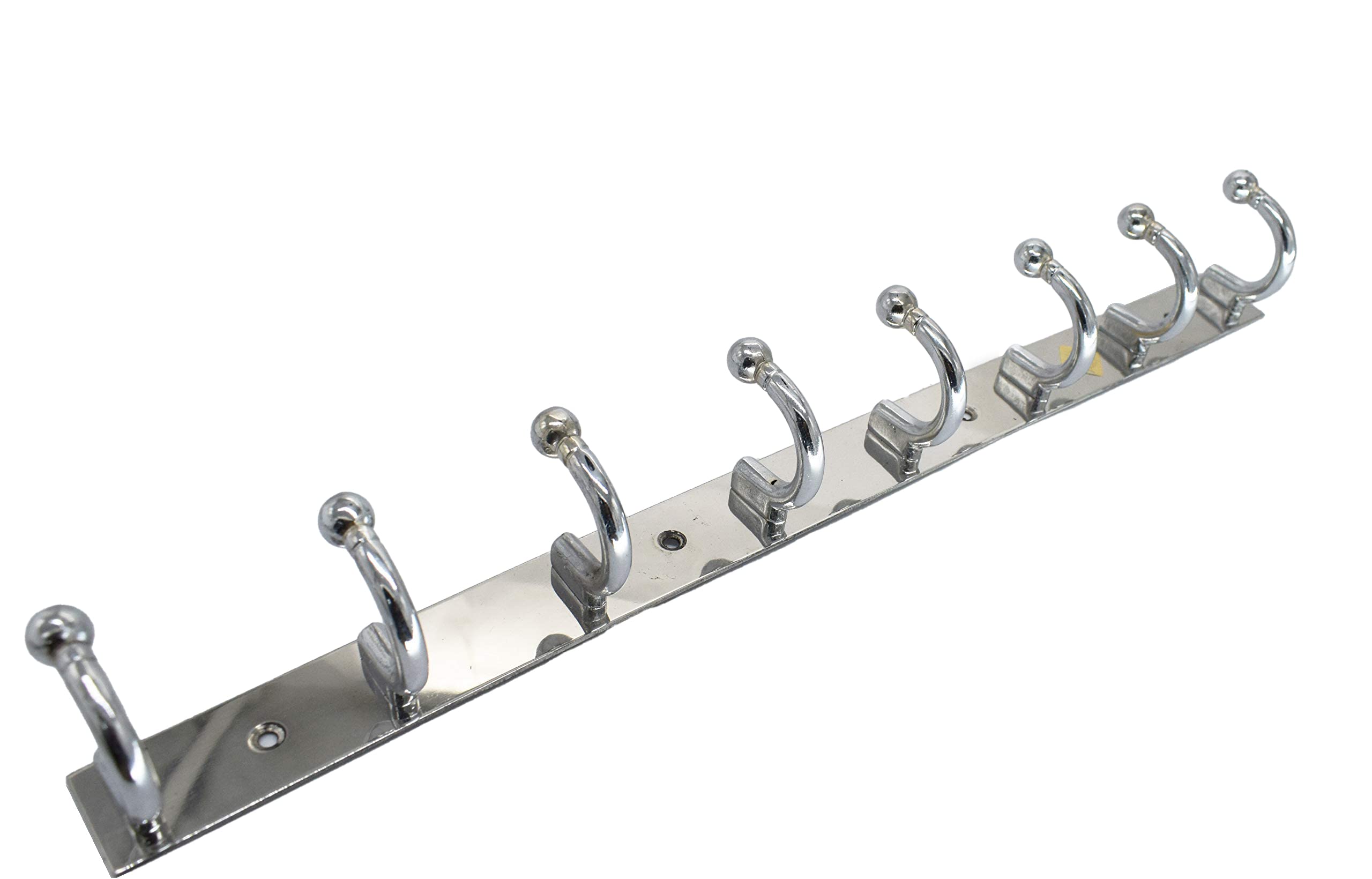 RAB Khuti Stainless Steel for Doors, Coat, Hat, Towel Holder (Code:- KHUTI Super, Size- 8 Hook)