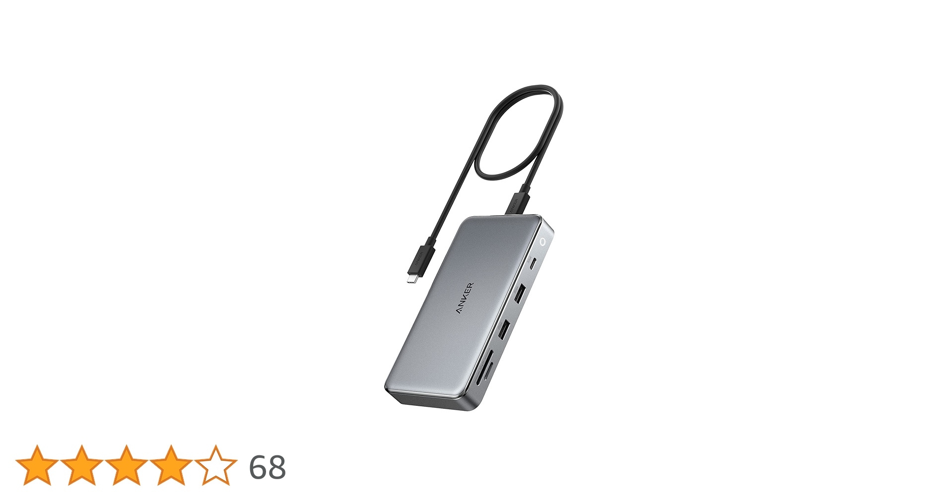 Amazon | Anker 563 USB-C ハブ (10-in-1, Dual 4K HDMI, for MacBook