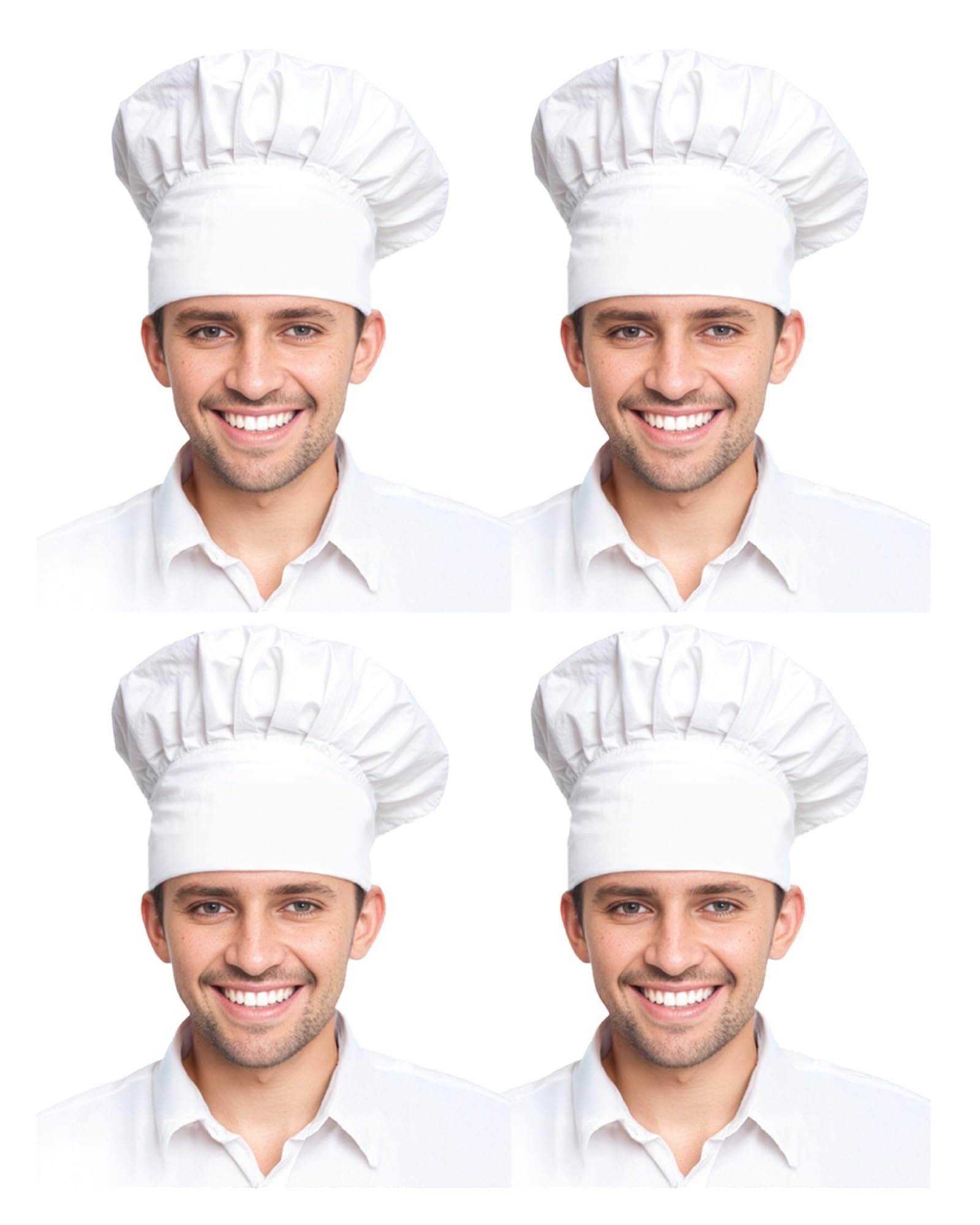 Xeoxarel Chef Hat for Men/Women, Baker Kitchen Cooking Cap
