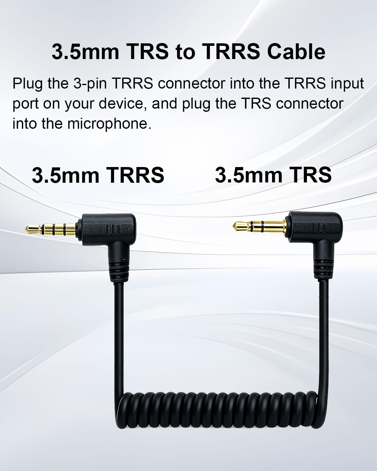 Amazon.co.jp: SEYUGOPTI Rode SC7用コイル状3.5mm TRS - TRRSライト