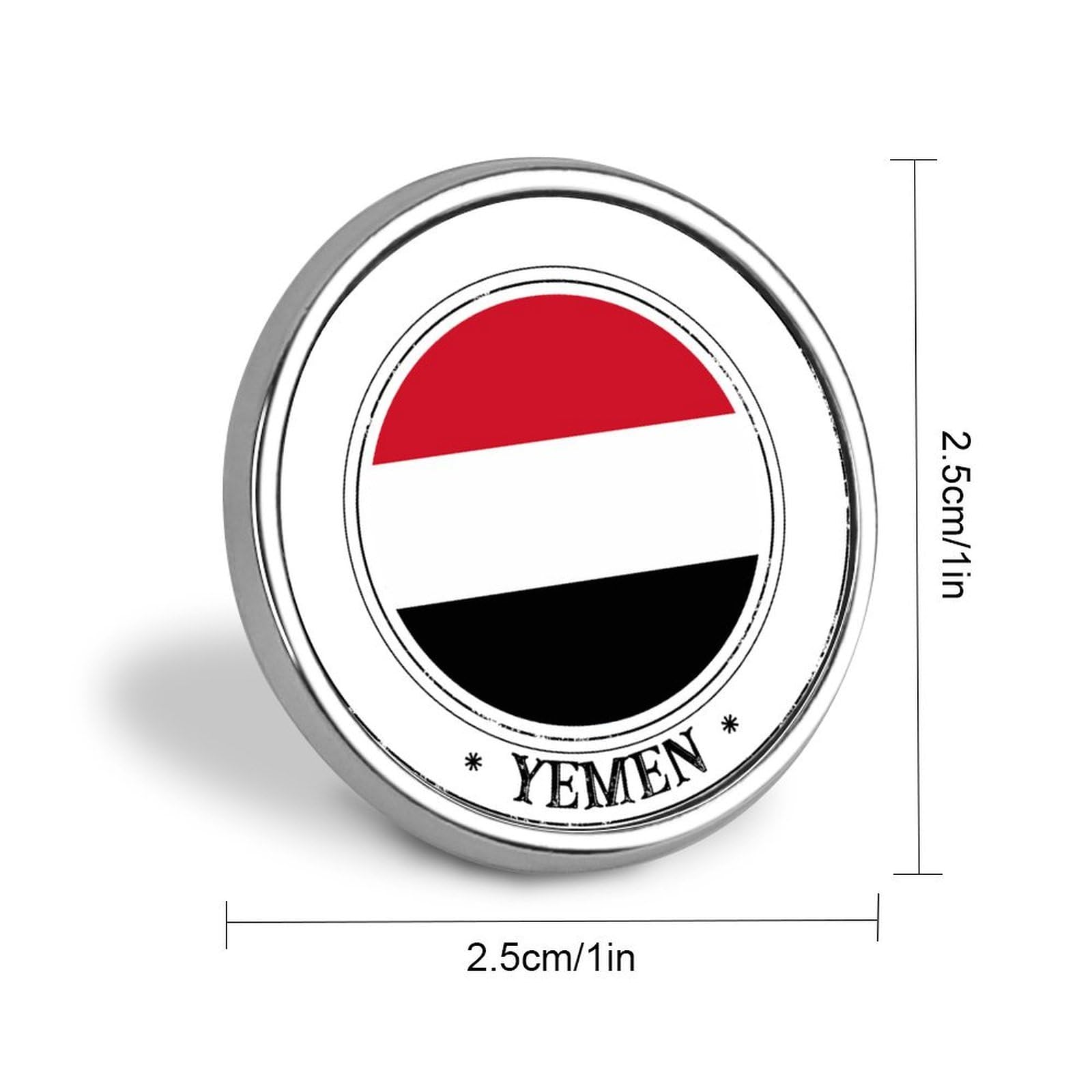 Alfileres esmaltados con la bandera de los EAU, decoración patriótica, botones para jeans, bandera patriótica, mochila, pines brillantes para amigos, decoración de ropa, Set of 1