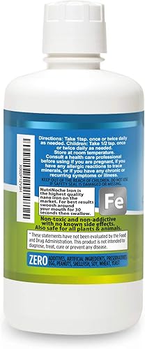 Vista 12 de Suplemento de hierro líquido para mujeres, gotas de hierro sublinguales de alta potencia, líquido vegano, sabor insípido, suplemento premium