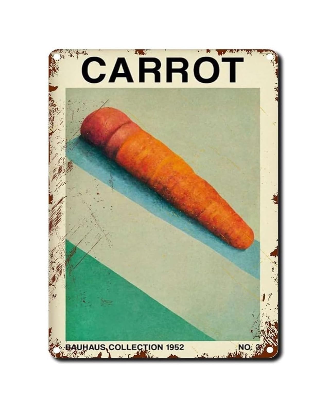 XHAJCSJWGD Retro Kitchen Decor Metal Tin Sign Vintage Vegetable Print with Carrot Eggplant Cabbage Onion Avocado Snow Peas Farmhouse Wall-Art (8 X 12 inch)