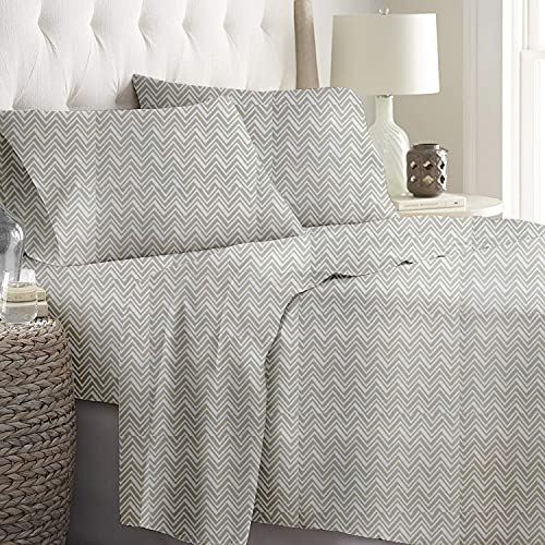 Image of Bed Sheets - Brushed Microfiber Bedsheets - Flat Bedsheets & Pillowcase - Super Soft Microfiber - Breathable Wrinkle, Fade Resistant & Cooling Sheets