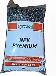 Adubo NPK Premium 04-14-08 | Fertilizante Granulado 1kg - Ideal para Orquídeas, Suculentas e Plantas