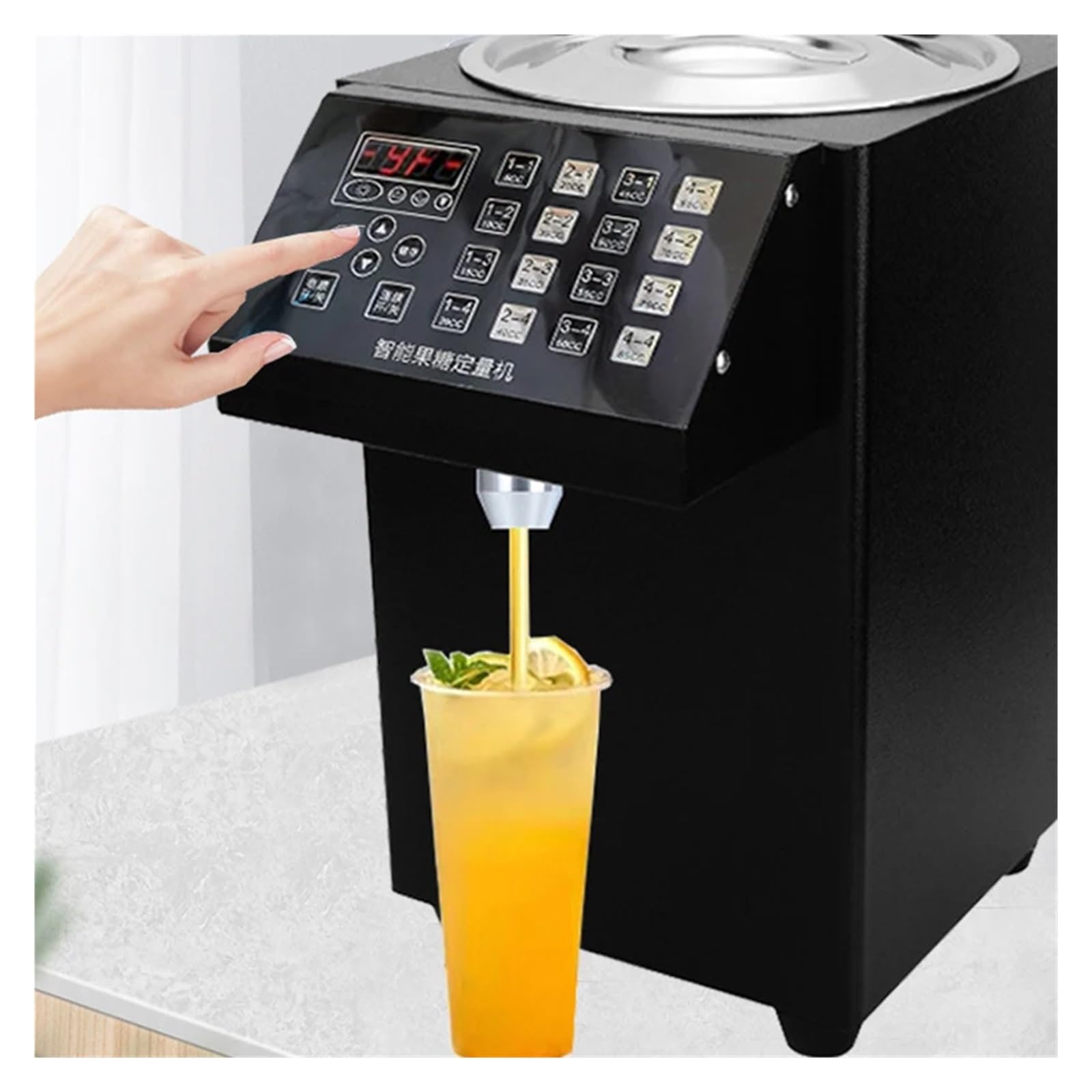 8L/16L 自動砂糖製造機 16ボタンスマートフルクトースディスペンサー