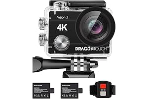 Dragon Touch 4K Action Camera: Capture Every Moment in Stunning Detail
