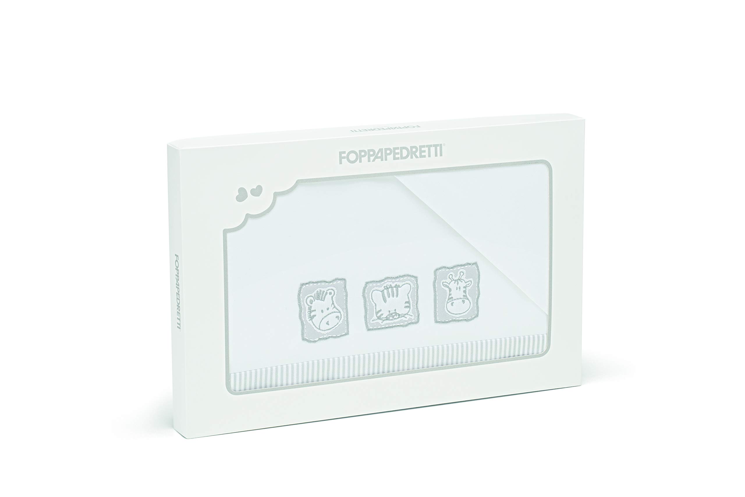 FoppapedrettiBabyzoo Bedding Set, White