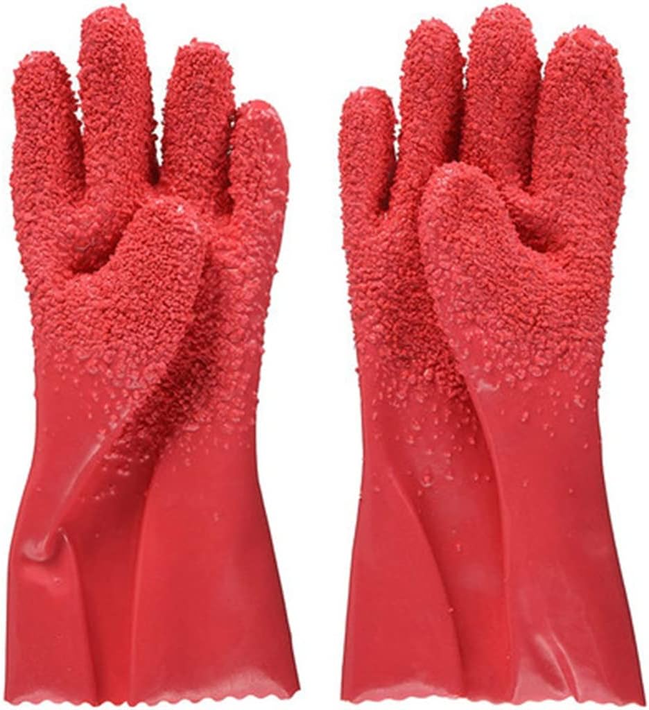 Peeled Potato Cleaning Gloves Kitchen Vegetable Rub Skin Scraping Fish Scale Household Glove