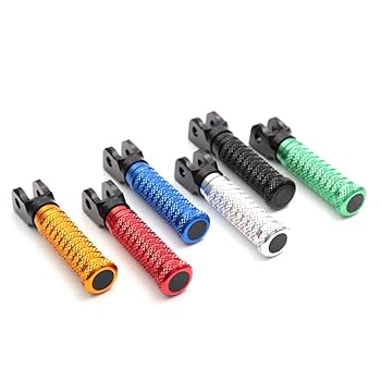 Amazon.com: MC MOTOPARTS POLE Blue CNC pie clavijas