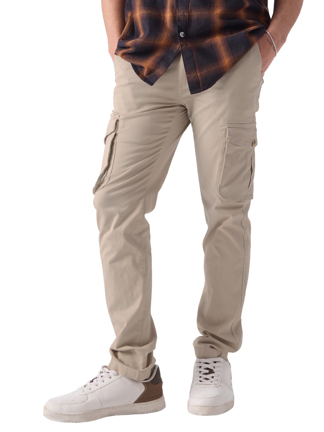 the souled store Men's Mid Rise Regular Casual Pants-picture-44
