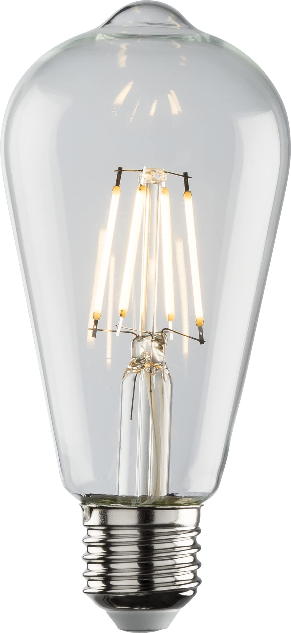 Knightsbridge Clear 230V 4W Led Es St64 Filament Lamp 2700K Dimmable