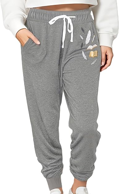 Women Baggy Sweatpants with Pockets Lounge Womens Pajama Pants Female Trouser