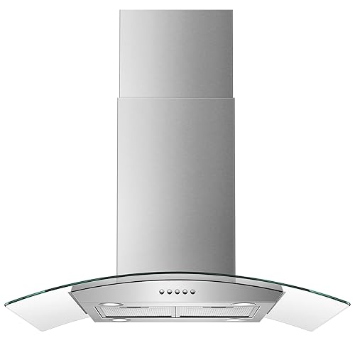 36 inch Island Range Hood 700 CFM Ceiling Mount Hood