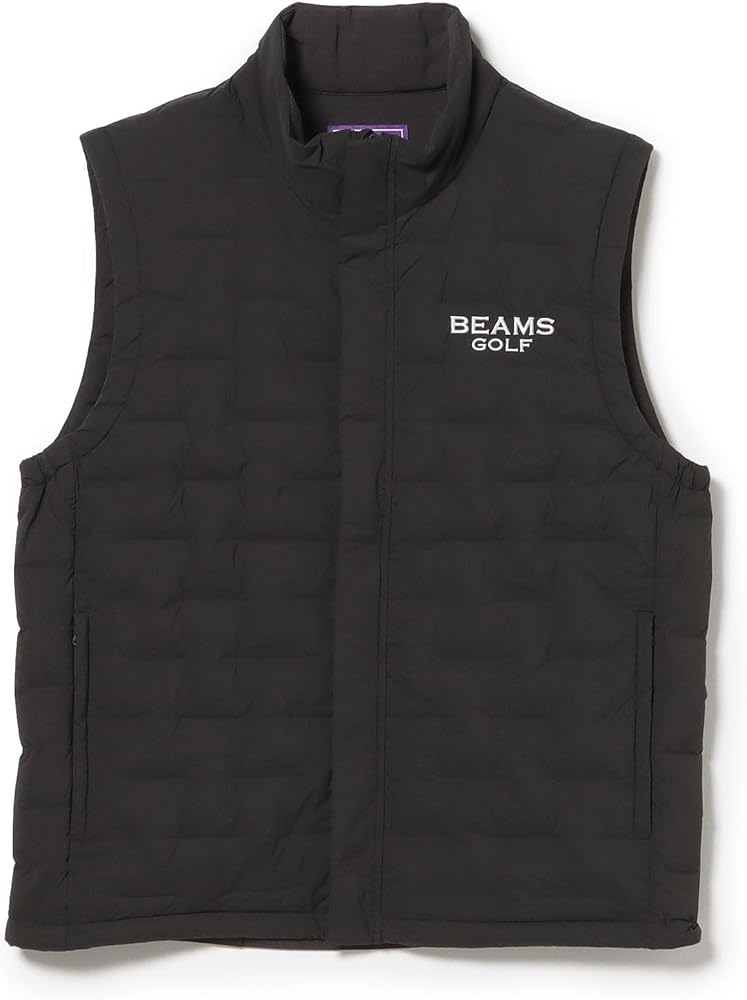美品 BEAMS GOLF PURPLE LABEL/へリンボン ダウンベスト Amazon | [ビームスゴルフ] ダウンジャケット ベスト PURPLE LABEL 接