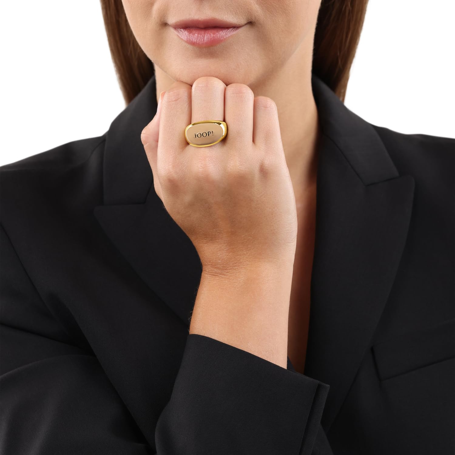 JOOP! Ring Edelstahl Damen Ringe, Gold, Kommt in Schmuck Geschenk Box