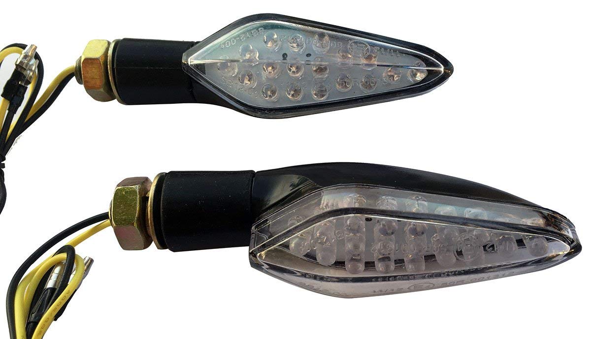 triumph LEDウィンカー Amazon | MotorToGo ブラック シーケンシャル ウインカー LED