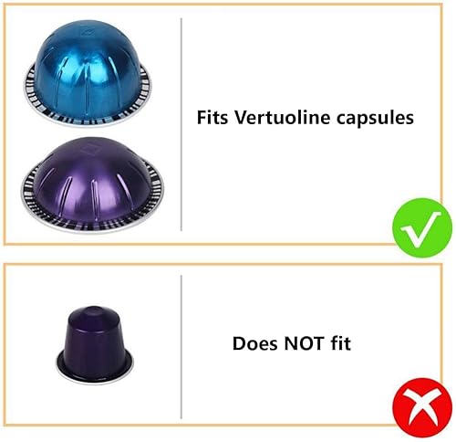 Miniatura 5 de Kit de recarga de cápsulas Vertuo reutilizables soporte para cápsulas de fácil sellado, cuchara, cepillo y 30 tapas de papel de aluminio prémium