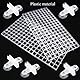 6 Stück Aquarium Trennwand, Aquarium Tank Grid Trennung Brett, Fisch Tank Isolation Divider, Weiß Kunststoff Aquarium Isolation zum Trennen der Fische und zum Schutz Verschiedener Fische vor dem Kampf