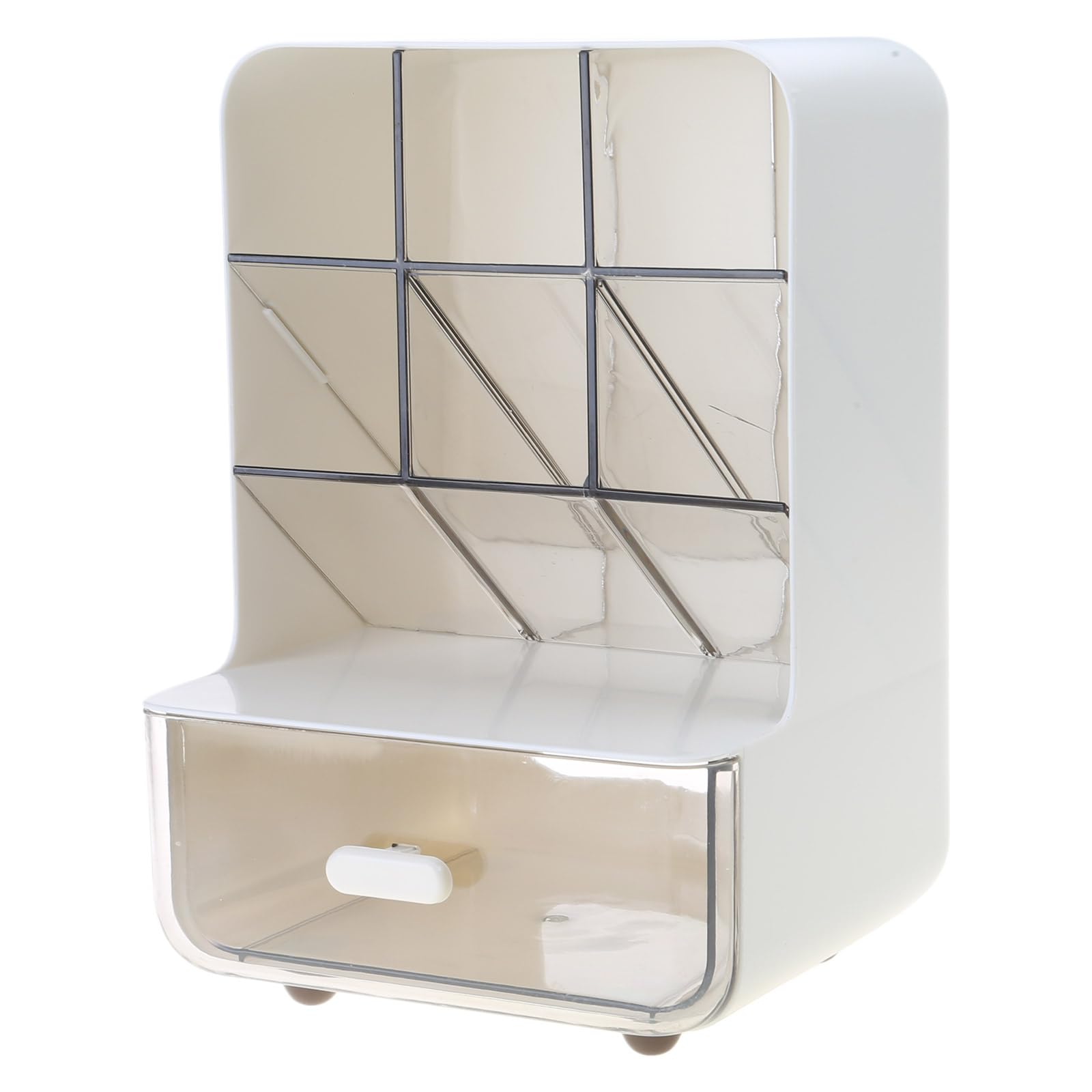 Space Saving Desktop Storage Rack Multi Tier Tilt Pencil Holder Organizer Box for Stationery and Groceries