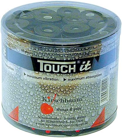 KirschbaumOver Grip Touch It, Mixed White/Black/Blue/Yellow/Green Box x 60