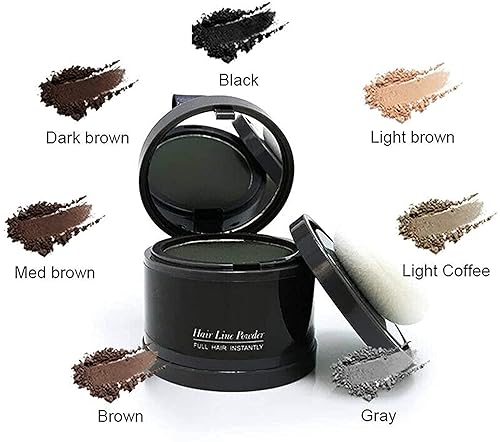 Miniatura 5 de Línea de cabello en polvo tinte de raíz para el cabello mágico esponjoso polvo fino para el cabello color sombra que cubre la raíz del cabello
