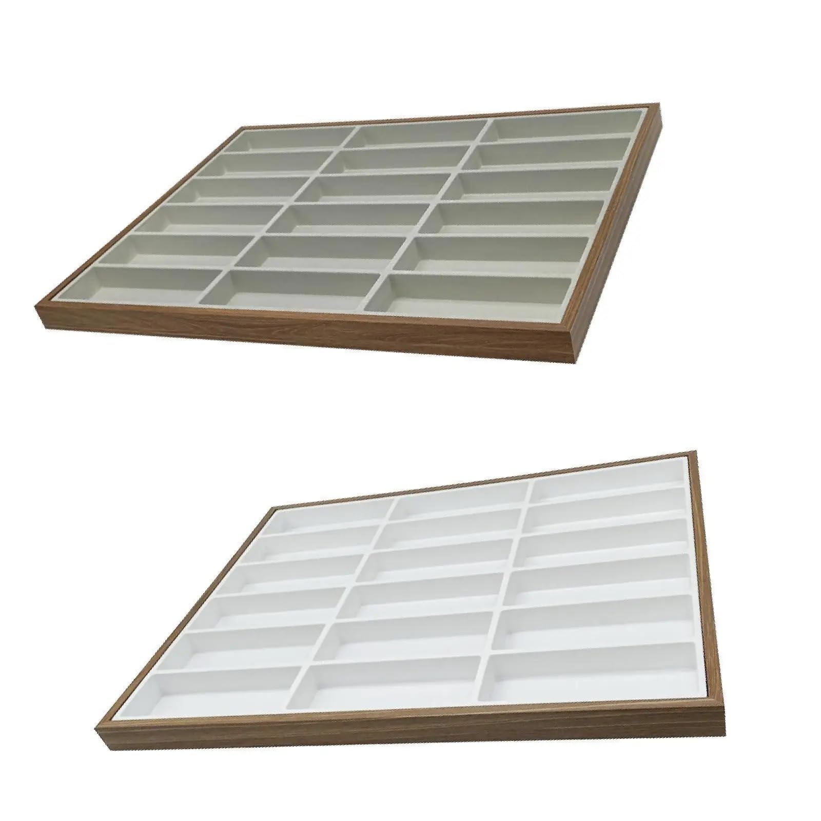 Samt-Sonnenbrillen-Organizer-Tablett