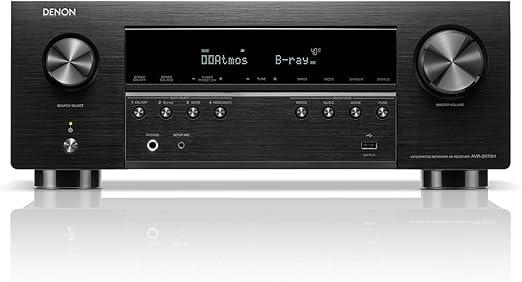 Denon AVR-S970H 8K Ultra HD 7.2 Channel (90Watt X 7) AV Receiver