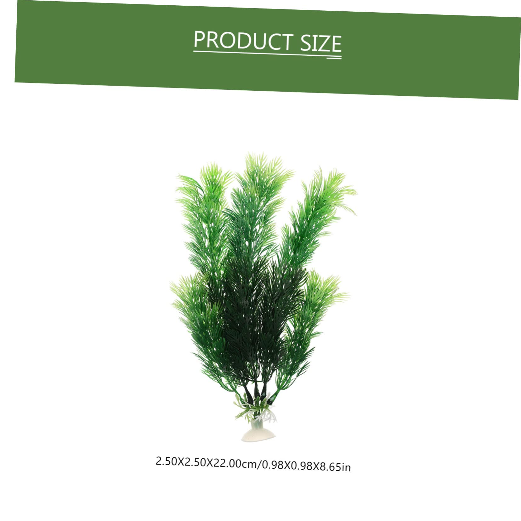 YARNOW 4 Set Acquario Paesaggistico Piante Acquatiche Decorazioni Del Serbatoio Impostore Pianta Vaso Da Terrario Fioriere Piante Finte Arredamento Impianti Falso Plastica 6 Pezzi * 4