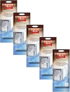 Melitta 192830 Pro Aqua wkład filtrujący do ekspresów do kawy, 5 wkładów