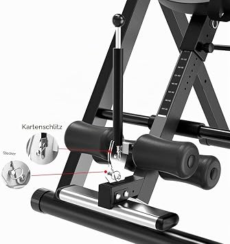 HEAVY DUTY INVERSION TABLE - Adjustable Heavy Duty Swing Table Protector with Back Stretcher Improves Posture and Relieves Pain