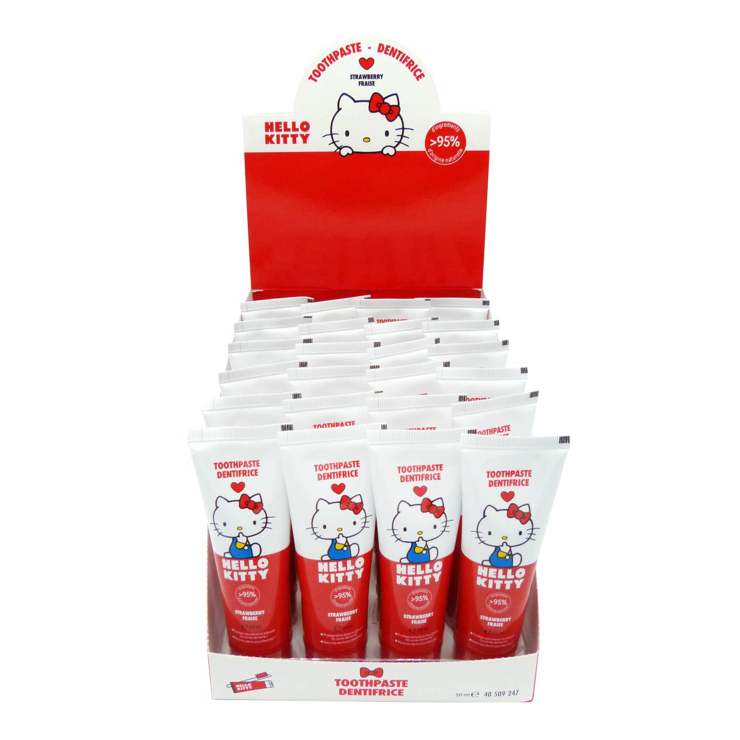 Zahnpasta 3er Set Take Care Erdbeere (3X50 ml) - Kinderzahnpasta - Zahnpasta Weisse Zähne - Zahnpasta mit Geschmack