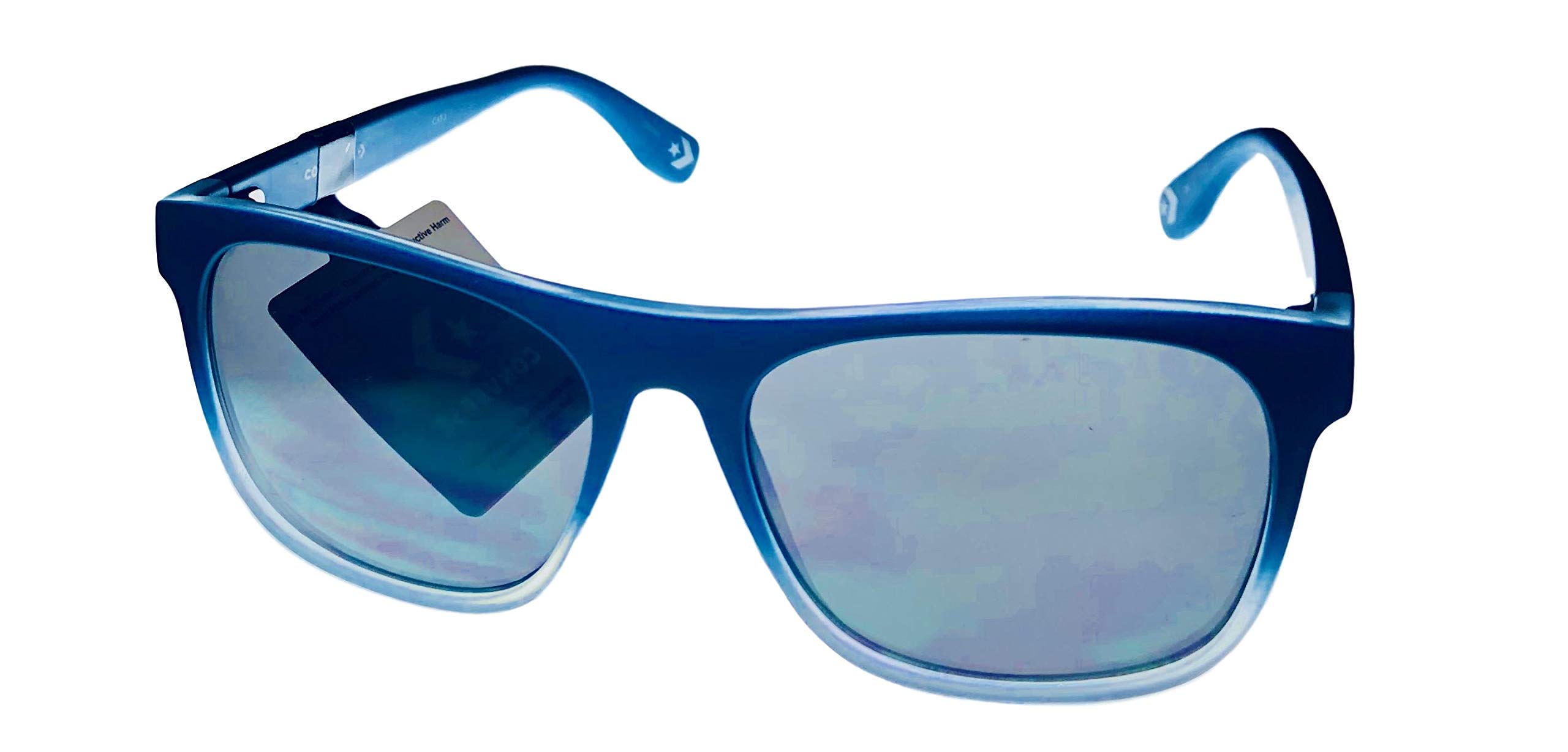 ConverseMens Matte Navy Crystal Rectangle Plastic Sunglass, H093